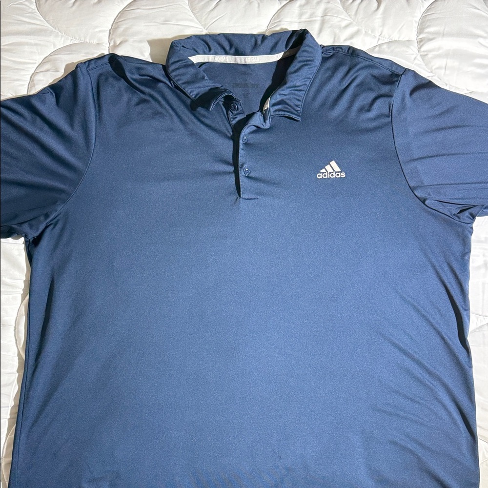 Adidas Men's Navy Polo Shirt